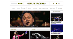 Desktop Screenshot of interescena.com