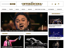 Tablet Screenshot of interescena.com